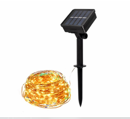 Светильник ФАZА светодиод солнечн нить 11.9м 100 LED желт. SLR-G03-100Y фото 1